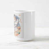 ✨ 宇宙飛行士の女の子パーカー コーヒーマグカップ (中央)