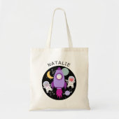 宇宙飛行士の女子パーソナライズされた宇宙飛行士 トートバッグ (正面)