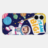 宇宙飛行士の子供と大きな夢を Case-Mate iPhoneケース (裏面 (横))