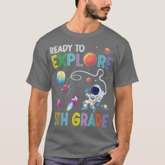 宇宙飛行士の学生新学期準備5 Tシャツ