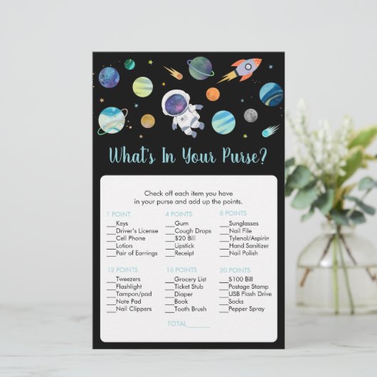 宇宙飛行士の宇宙あなたの財布のゲームの何 (スタンド正面)