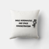 宇宙飛行士の宇宙おもしろい- Pillow クッション (裏面)