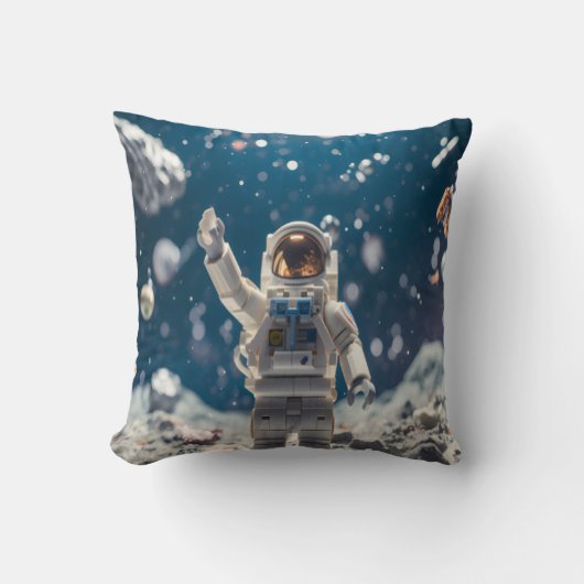 宇宙飛行士の宇宙スロー枕 クッション (正面)