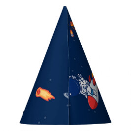 宇宙飛行士の宇宙冒険の帽子 - 男の子の誕生日 パーティーハット