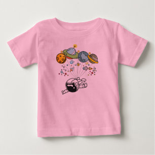 宇宙飛行士の宇宙旅行のTシャツ- NASA UFOのティー ベビーTシャツ