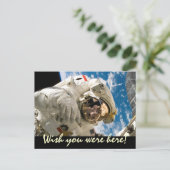 宇宙飛行士の宇宙旅行 ポストカード (スタンド正面)