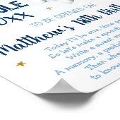 宇宙飛行士の宇宙時間カプセル第1の誕生日 ポスター (角)