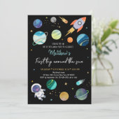 宇宙飛行士の宇宙最初の誕生日 招待状 (スタンド正面)