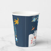 宇宙飛行士の宇宙空間名 紙コップ (右)