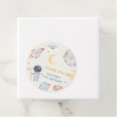 宇宙飛行士の宇宙誕生日ありがとうメッセージカード フェイバータグ (インサイチュ)