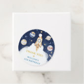 宇宙飛行士の宇宙誕生日ありがとうメッセージカード フェイバータグ (インサイチュ)