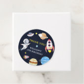 宇宙飛行士の宇宙誕生日ありがとうメッセージカード フェイバータグ (インサイチュ)