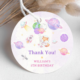 宇宙飛行士の宇宙誕生日ありがとう フェイバータグ