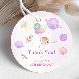 宇宙飛行士の宇宙誕生日ありがとう フェイバータグ