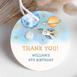 宇宙飛行士の宇宙誕生日ありがとう フェイバータグ