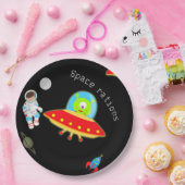 宇宙飛行士の宇宙誕生日 ペーパープレート (パーティー)