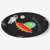 宇宙飛行士の宇宙誕生日 ペーパープレート (アングル)