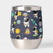 宇宙飛行士の宇宙飛行士の漫画 (背面)