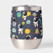 宇宙飛行士の宇宙飛行士の漫画 (正面)