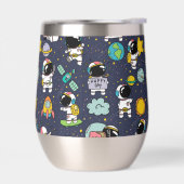 宇宙飛行士の宇宙飛行士の漫画 (左面)