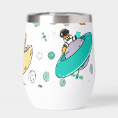 宇宙飛行士の宇宙飛行士の漫画 (背面)