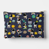 宇宙飛行士の宇宙飛行士の漫画 アクセサリーポーチ (裏面)