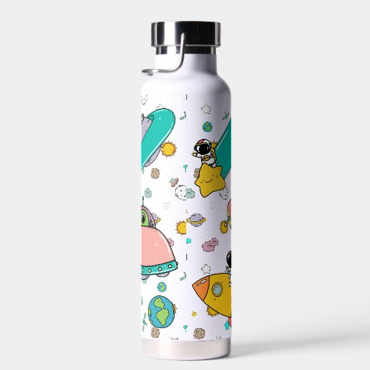 宇宙飛行士の宇宙飛行士の漫画 ウォーターボトル (右面)