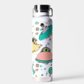 宇宙飛行士の宇宙飛行士の漫画 ウォーターボトル (背面)