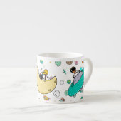 宇宙飛行士の宇宙飛行士の漫画 エスプレッソカップ (正面右)