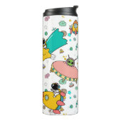 宇宙飛行士の宇宙飛行士の漫画 タンブラー (回転左)