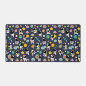 宇宙飛行士の宇宙飛行士の漫画 デスクマット (正面)