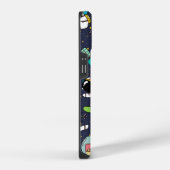 宇宙飛行士の宇宙飛行士の漫画 iPhoneケース (右側面)