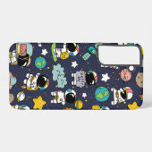 宇宙飛行士の宇宙飛行士の漫画 SAMSUNG GALAXYケース (裏面横)