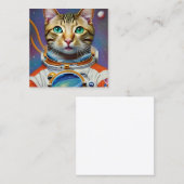 宇宙飛行士の宇宙 スクエア名刺 (正面/裏面)