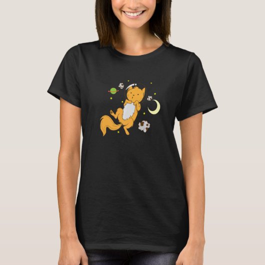 宇宙飛行士の宇宙 Tシャツ (正面)