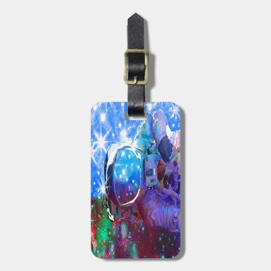 宇宙飛行士の寸法ラゲッジタグ ラゲッジタグ (正面縦)