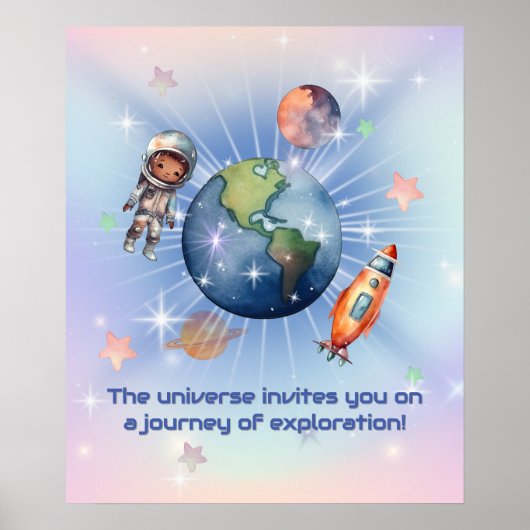 宇宙飛行士の小さな少年 ポスター (正面)