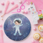 宇宙飛行士の少年宇宙空間 ペーパープレート (パーティー)