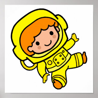 宇宙飛行士の少年1 ポスター