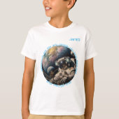 宇宙飛行士の少年 Tシャツ (正面)