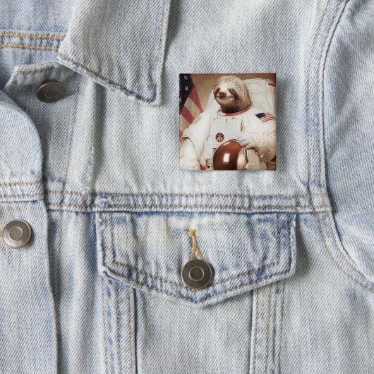 宇宙飛行士の怠惰 缶バッジ (インサイチュ)