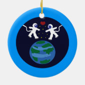 宇宙飛行士の愛 セラミックオーナメント (裏面)