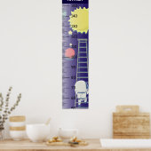 宇宙飛行士の成長グラフ ポスター (キッチン)