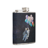 宇宙飛行士の星と宇宙のカラフル風船 フラスク (右)