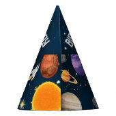 宇宙飛行士の最初の誕生日パーティー パーティーハット (裏面)