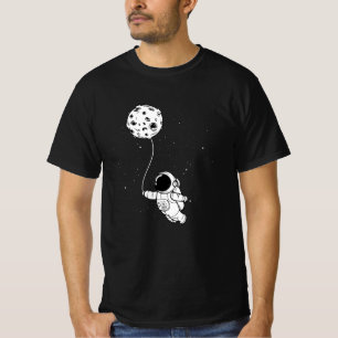 宇宙飛行士の月気球 Tシャツ