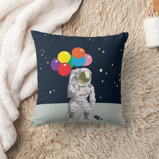 宇宙飛行士の枕 クッション (ブランケット)