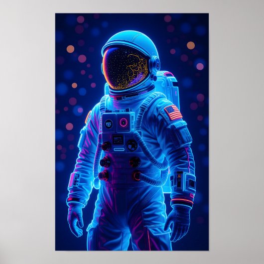 宇宙飛行士の深宇宙 ポスター (正面)