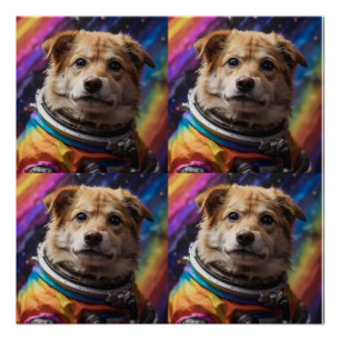宇宙飛行士の犬 ポスター