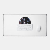 宇宙飛行士の猫と惑星 デスクマット (キーボード&マウス)